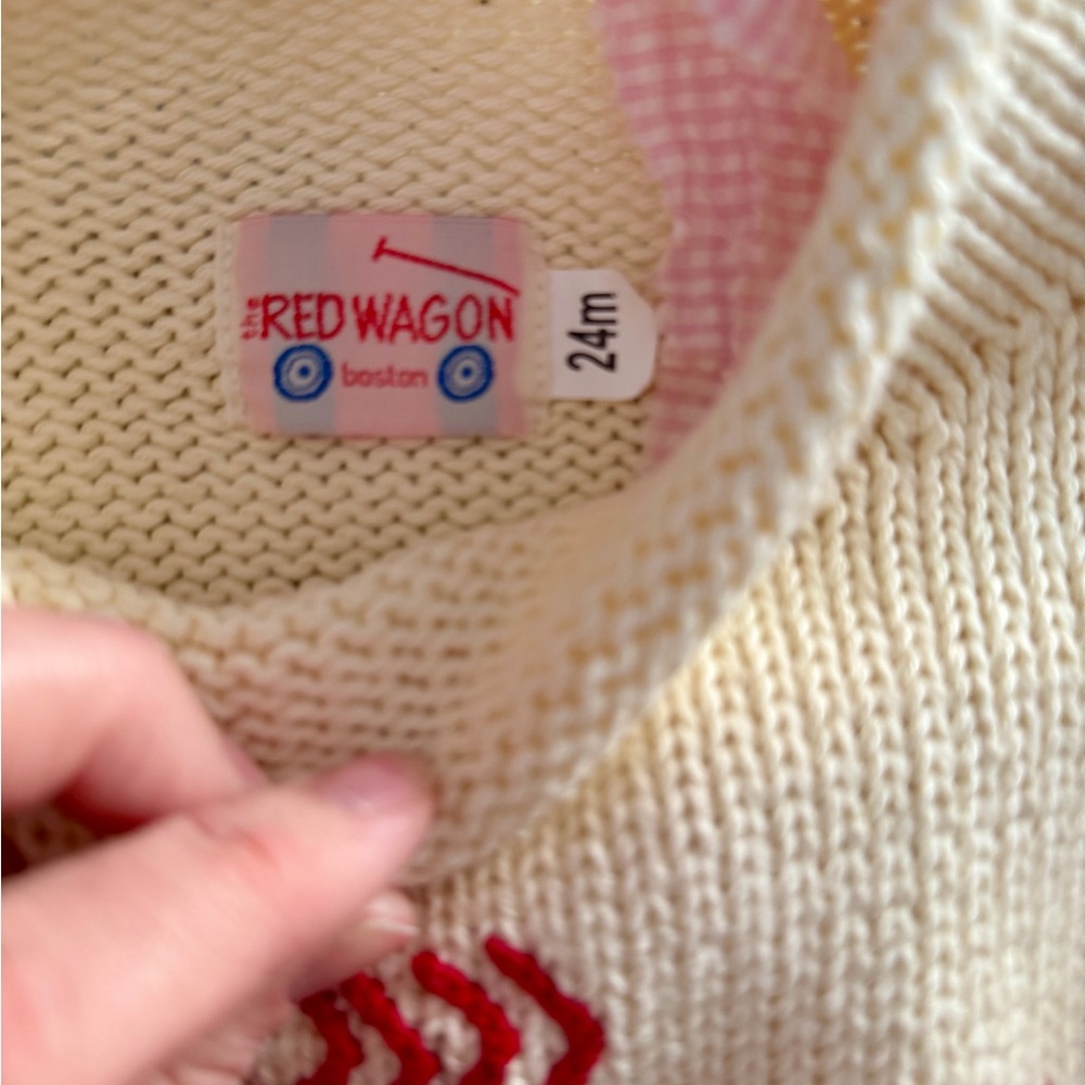 Red Wagon rollneck sweater 🦞 - Picture 2 of 2